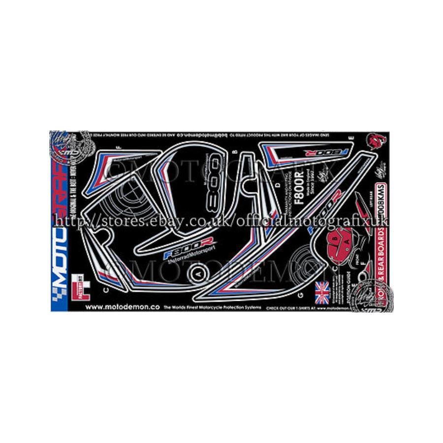 モトグラフィックス ボディパッド FRONT/REAR F800R MT-NB008KMS