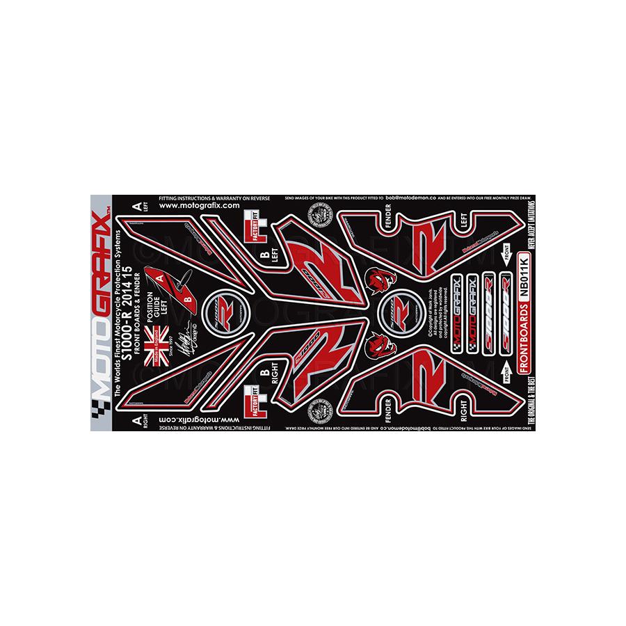 モトグラフィックス ボディパッド FRONT S1000R MT-NB011K
