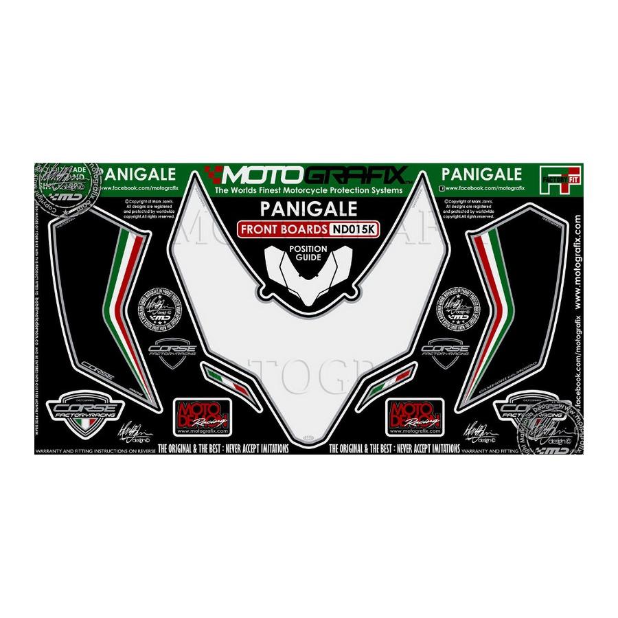 モトグラフィックス ボディパッド FRONT 1199/899 PANIGALE MT-ND015K