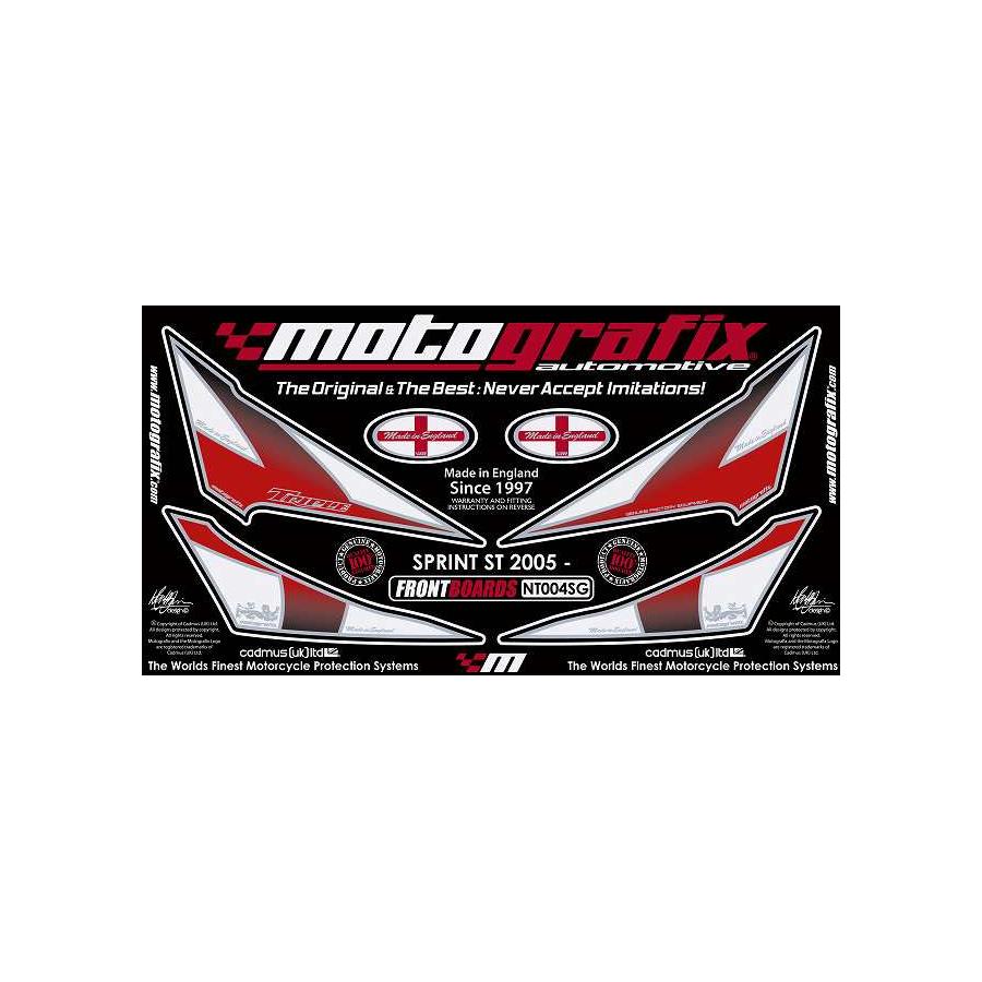 モトグラフィックス ボディパッド FRONT SPRINT ST MT-NT004SG