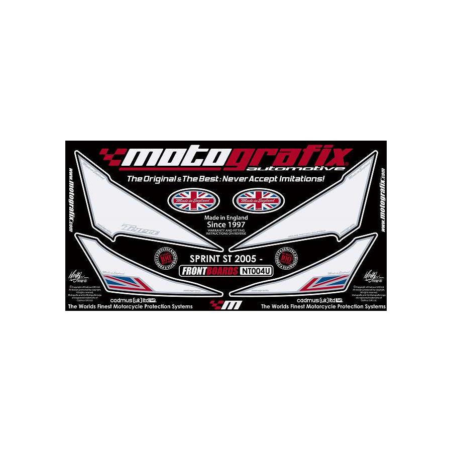 モトグラフィックス ボディパッド FRONT SPRINT ST MT-NT004U
