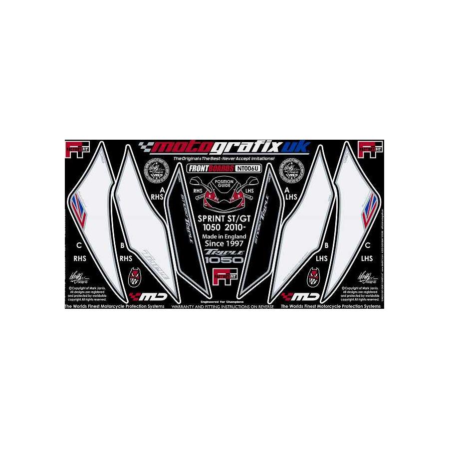 モトグラフィックス ボディパッド FRONT SPRINT ST/GT MT-NT006U