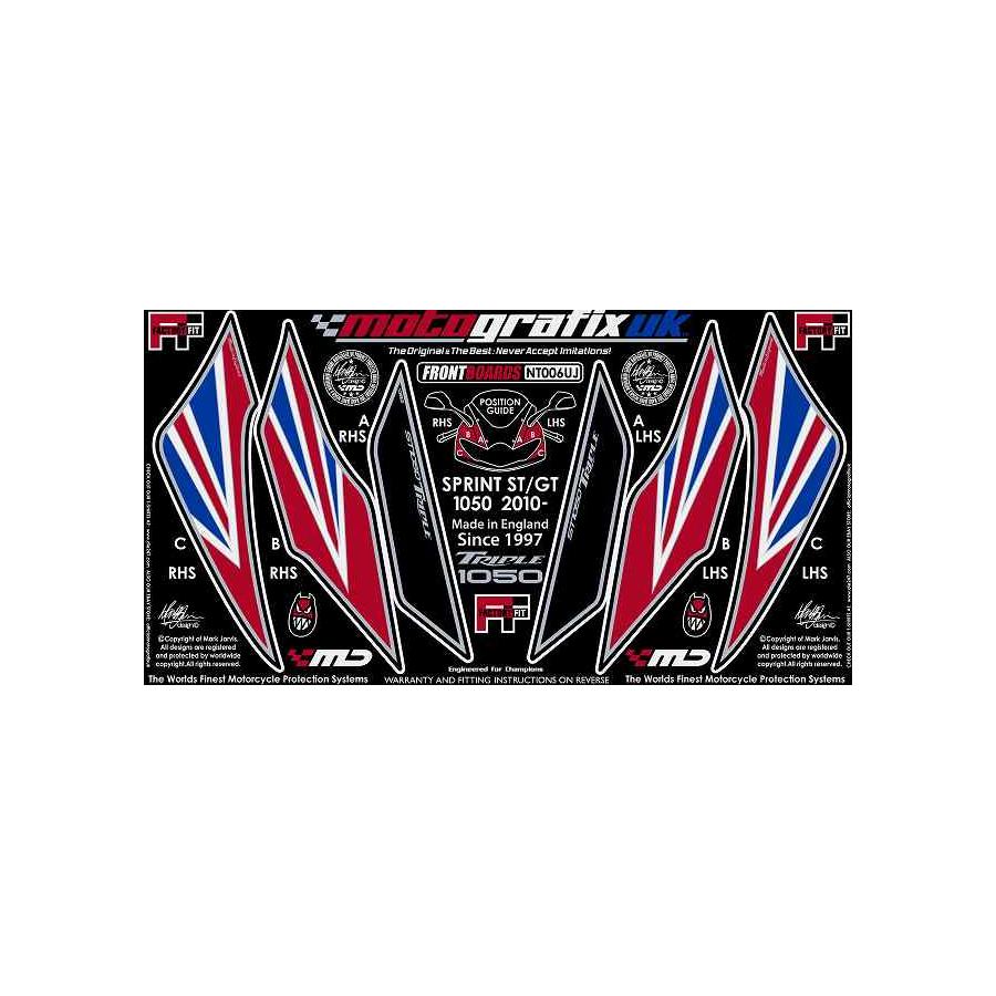 モトグラフィックス ボディパッド FRONT SPRINT ST/GT MT-NT006UJ