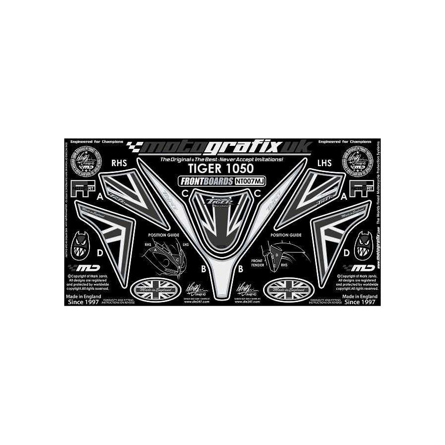 モトグラフィックス ボディパッド FRONT TIGER1050 MT-NT007MJ