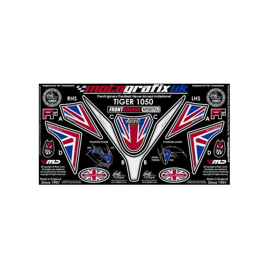 モトグラフィックス ボディパッド FRONT TIGER1050 MT-NT007UJ
