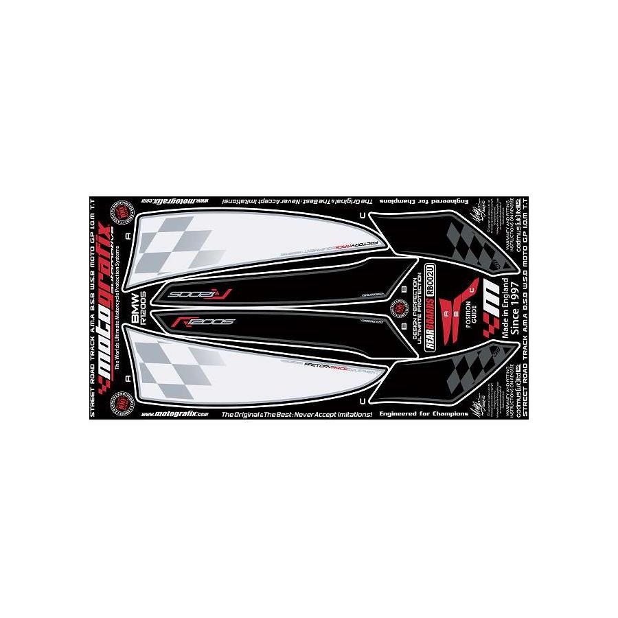 モトグラフィックス ボディパッド REAR R1200S MT-RB002U