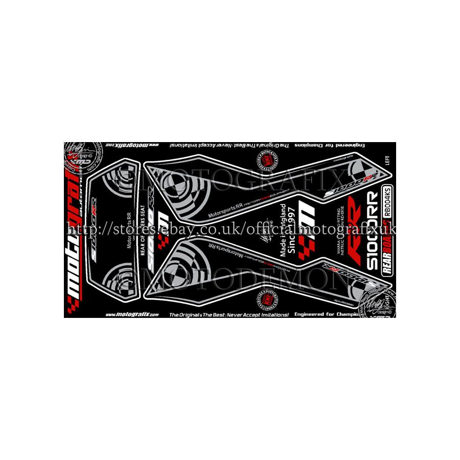 モトグラフィックス ボディパッド REAR S1000RR MT-RB004KS
