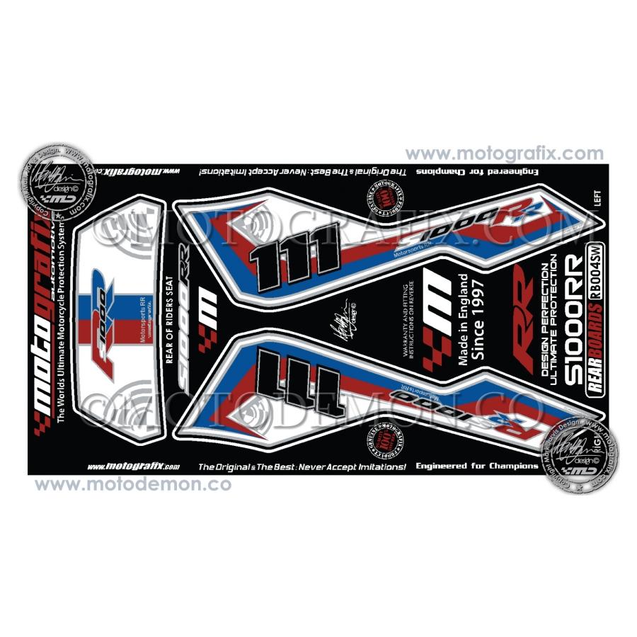 モトグラフィックス ボディパッド REAR S1000RR MT-RB004SW