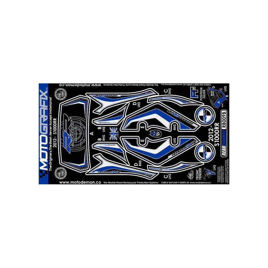 モトグラフィックス ボディパッド REAR S1000RR MT-RB009B