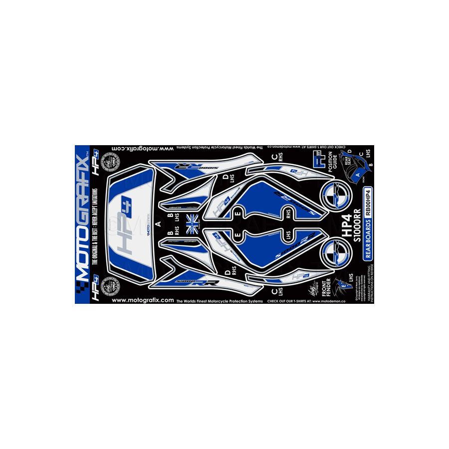 モトグラフィックス ボディパッド REAR S1000RR HP4 MT-RB00HP4