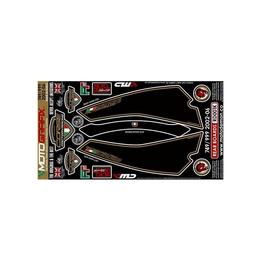 モトグラフィックス ボディパッド REAR 749/999 MT-RD001K