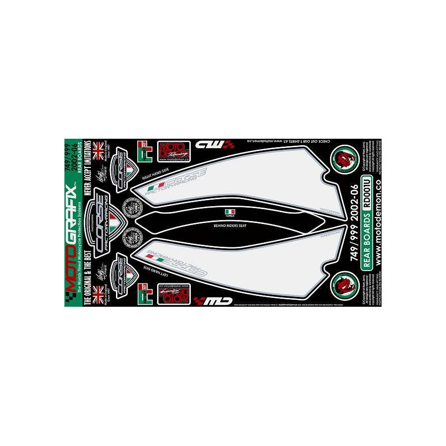 モトグラフィックス ボディパッド REAR 749/999 MT-RD001U