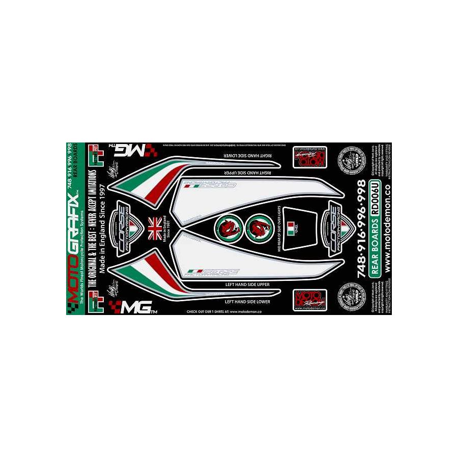 モトグラフィックス ボディパッド REAR 748/916/996/998 93-02 MT-RD006U