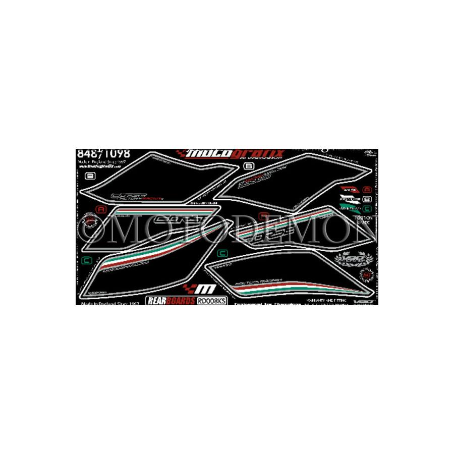 モトグラフィックス ボディパッド REAR 848/1098/1198 MT-RD008KS