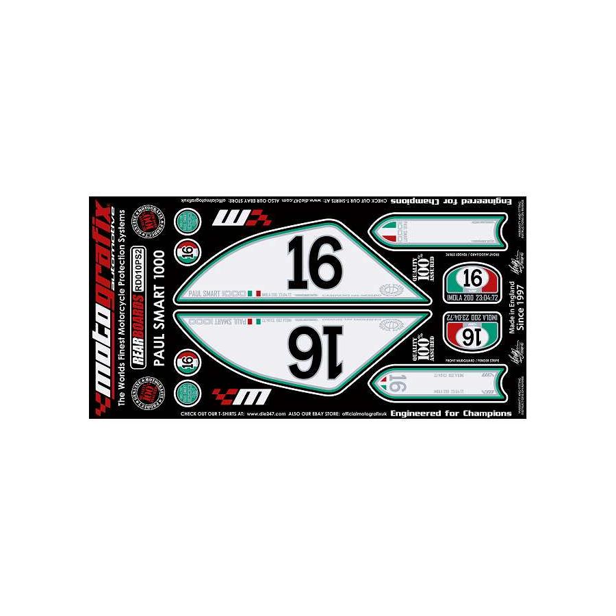 モトグラフィックス ボディパッド REAR SPORT CLASSIC1000/1000S MT-RD010PS2