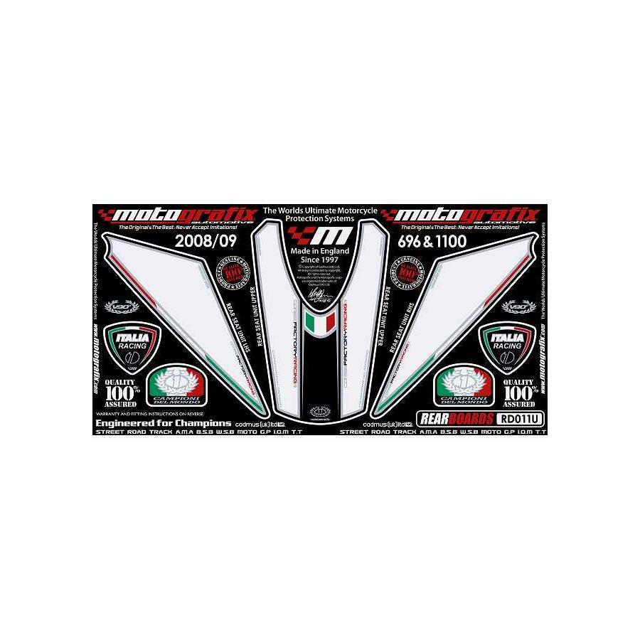 モトグラフィックス ボディパッド REAR 696/796/1100 MT-RD011U