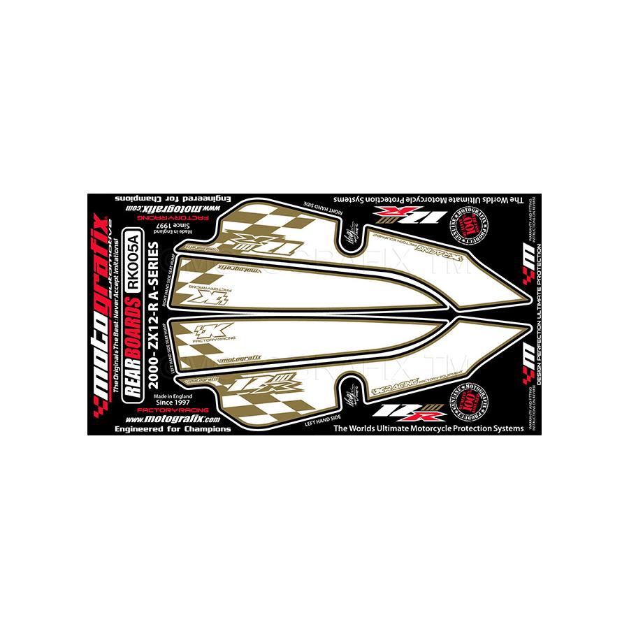 モトグラフィックス ボディパッド REAR ZX-12R NINJA A SERIES MT-RK005A