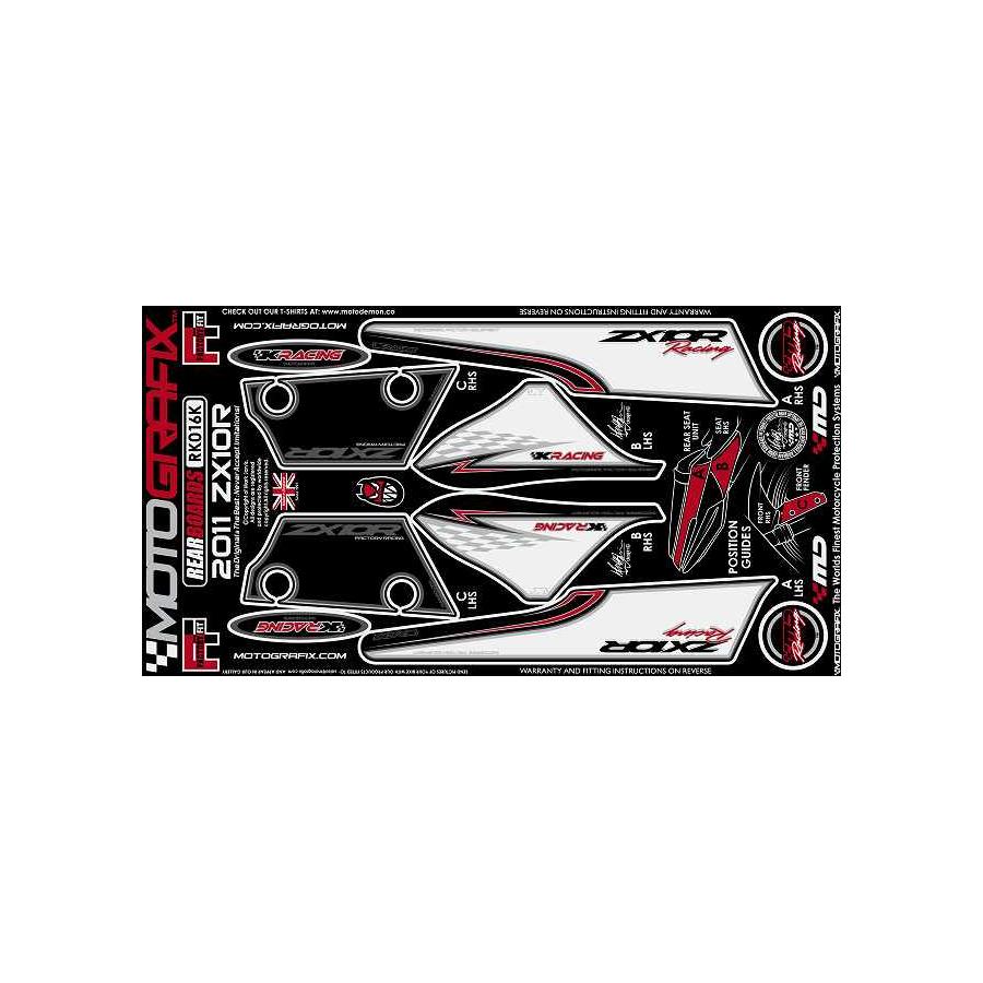モトグラフィックス ボディパッド REAR ZX-10R NINJA MT-RK016K