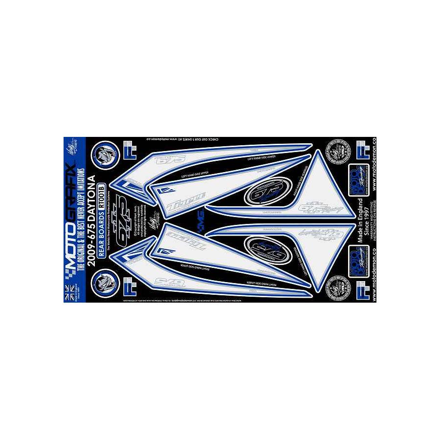 モトグラフィックス ボディパッド REAR DAYTONA675 MT-RT001B