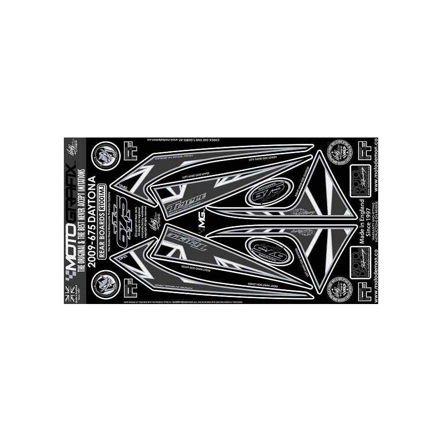 モトグラフィックス ボディパッド REAR DAYTONA675 MT-RT001MJ