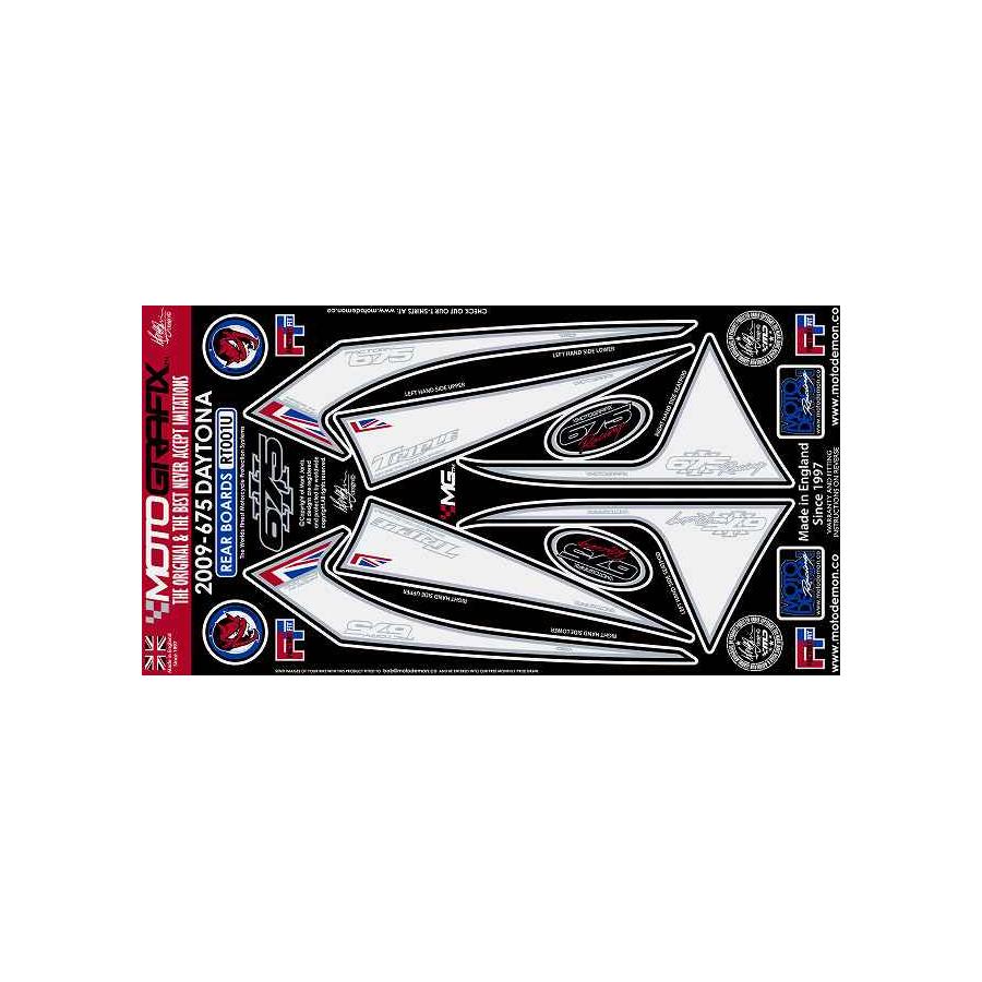 モトグラフィックス ボディパッド REAR DAYTONA675 MT-RT001U