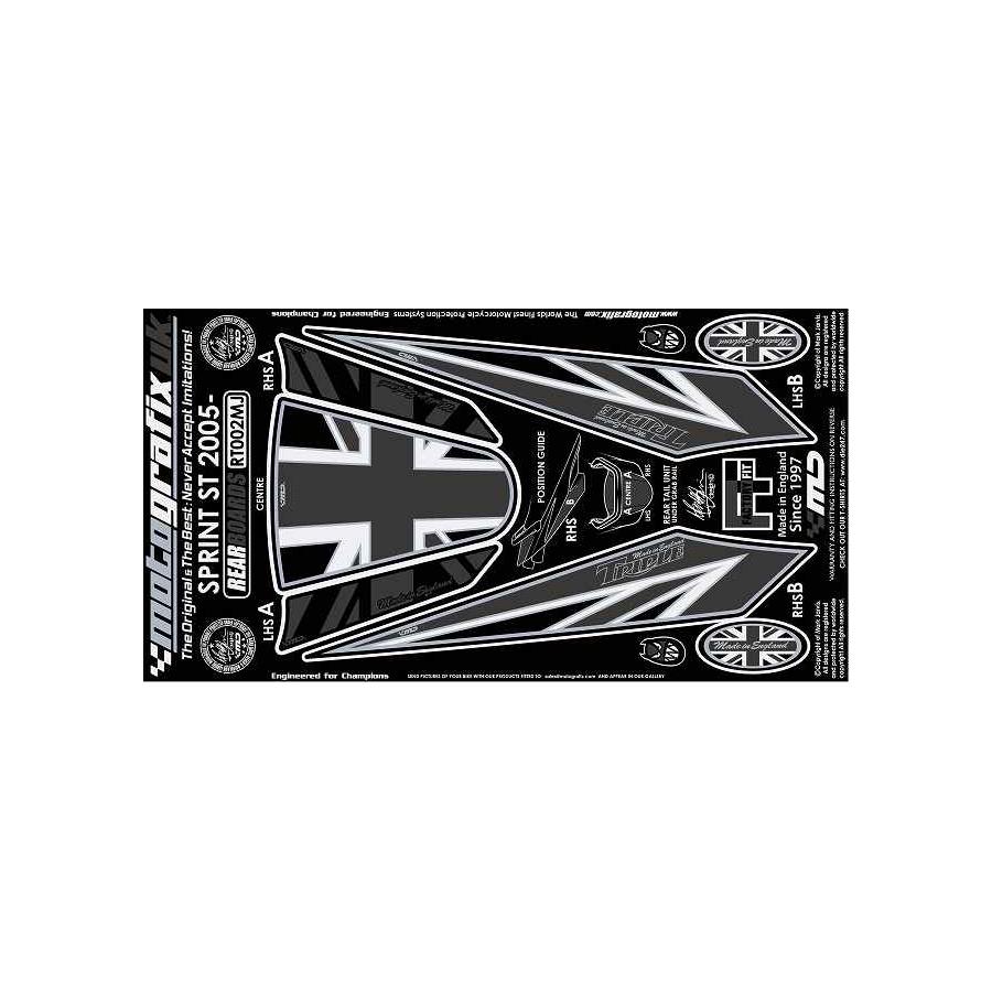 モトグラフィックス ボディパッド REAR SPRINT ST MT-RT002MJ
