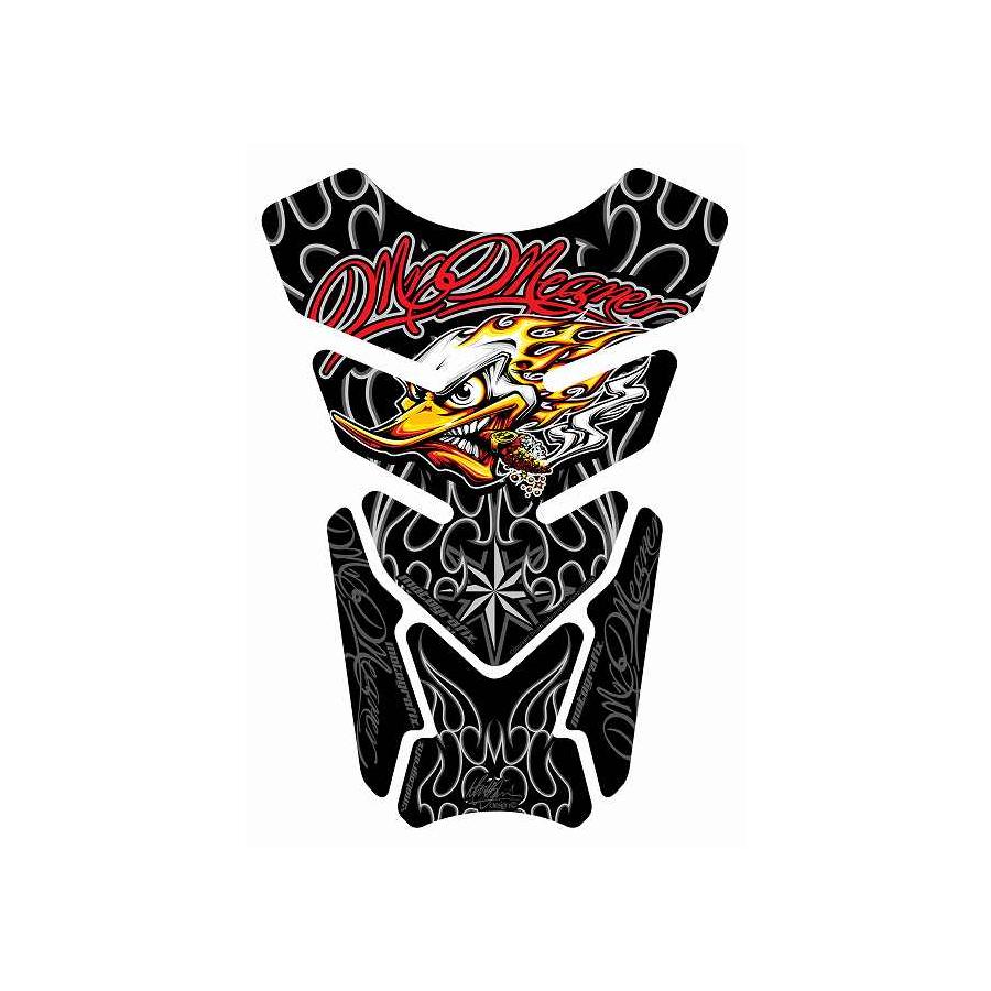 モトグラフィックス タンクパッド ブラック STREET QUADPAD MT-ST081