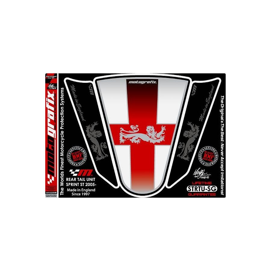 モトグラフィックス ボディパッド Rear Tail Unit Triumph Sprint ST MT-STRTUSG