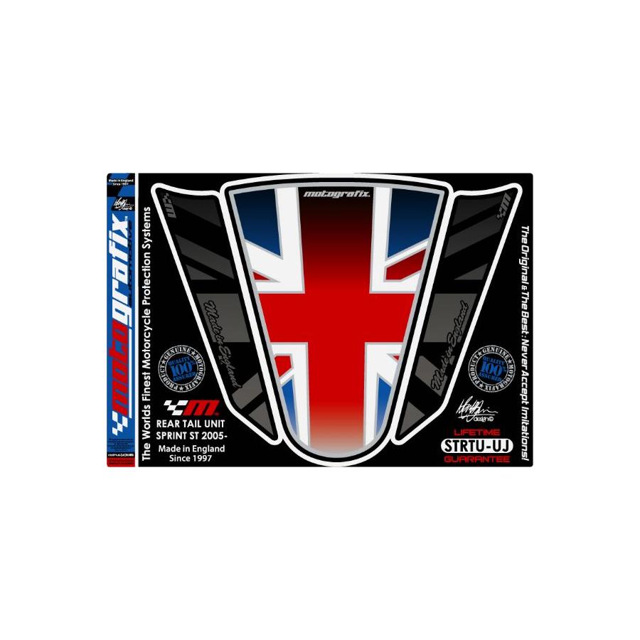 モトグラフィックス ボディパッド Rear Tail Unit Triumph Sprint ST ユニオンジャック MT-STRTUUJ