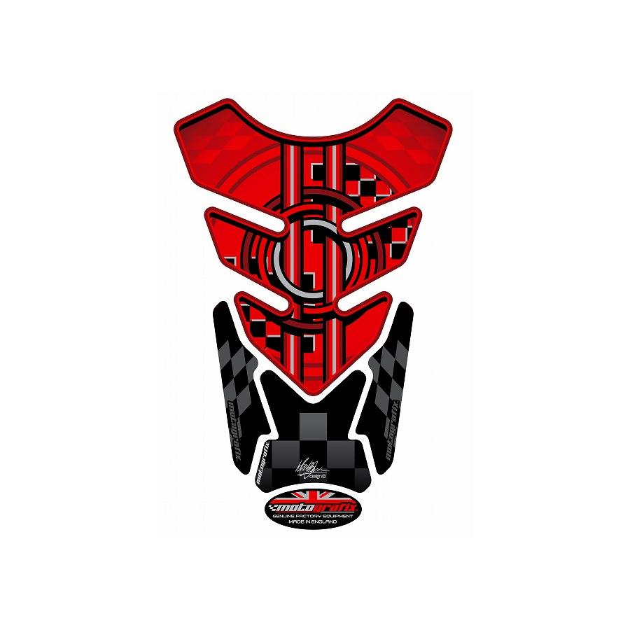 モトグラフィックス タンクパッド レッド BMW QUADPAD MT-TB001R