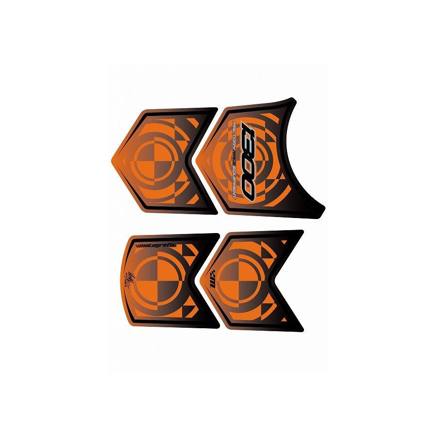 モトグラフィックス タンクパッド オレンジ BMW K1300R/RS MT-TB007O