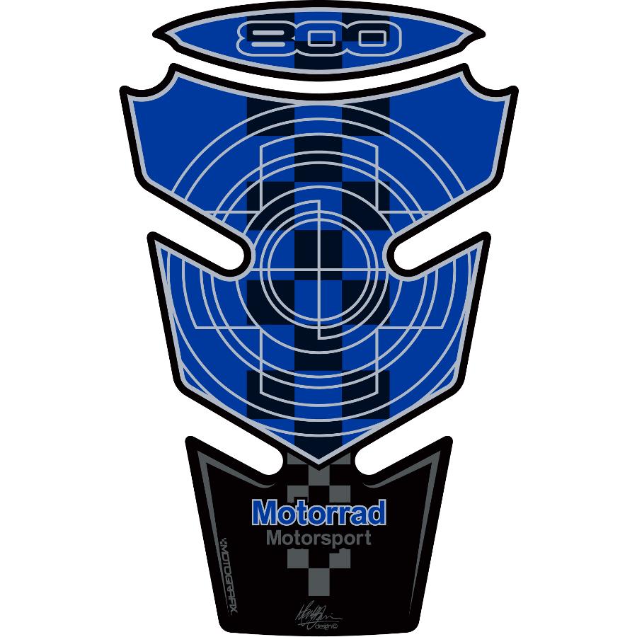 モトグラフィックス タンクパッド ブルー BMW F800R MT-TB008B