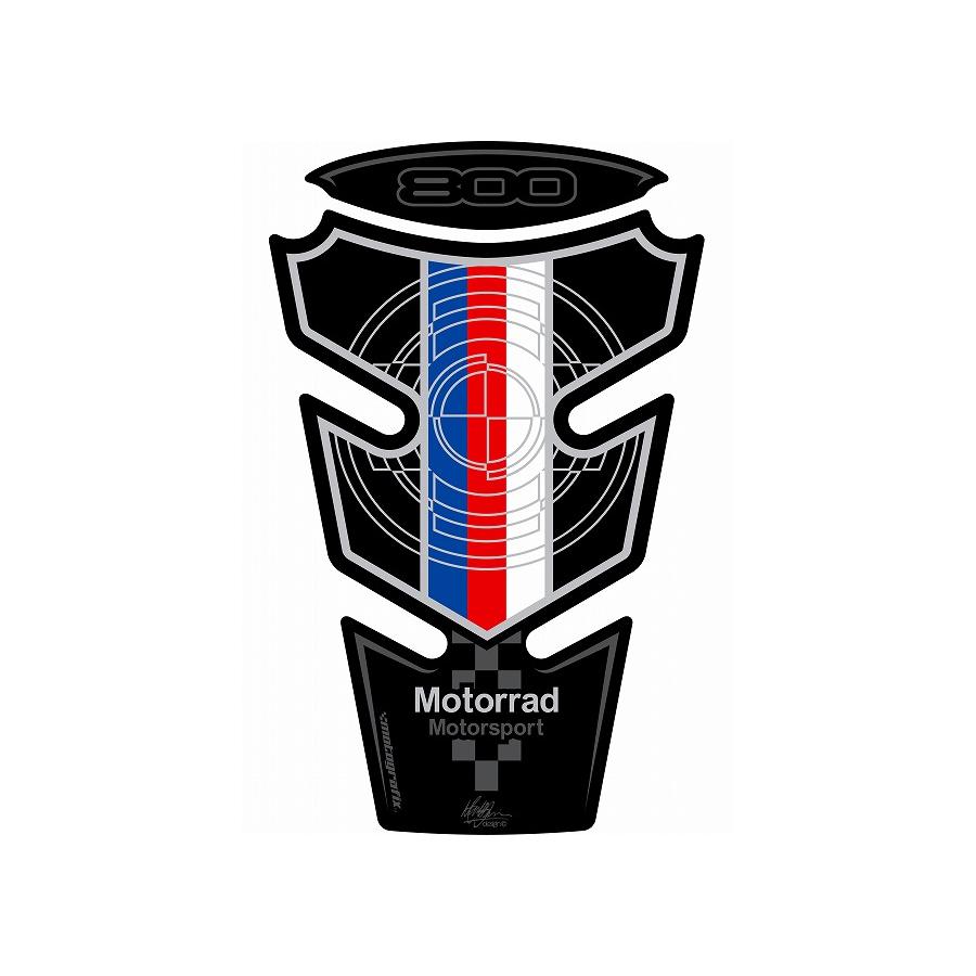 モトグラフィックス タンクパッド ブラック BMW F800R MT-TB008K