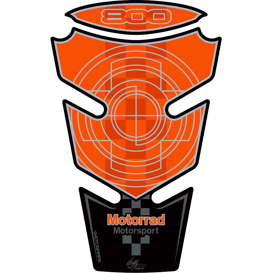 モトグラフィックス タンクパッド オレンジ BMW F800R MT-TB008O