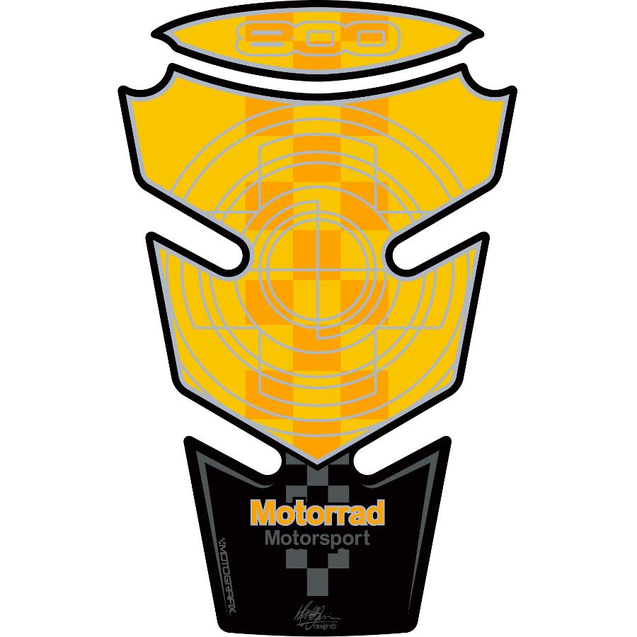 モトグラフィックス タンクパッド イエロー BMW F800R MT-TB008Y