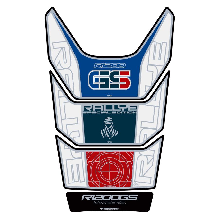 モトグラフィックス タンクパッド レッド/ホワイト/ブルー BMW R1200GS MT-TB009RSE