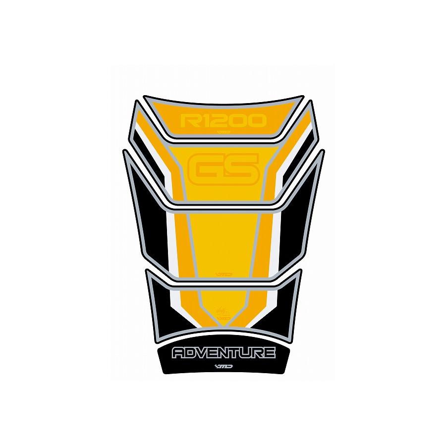 モトグラフィックス タンクパッド イエロー R1200GS Adventure MT-TB010Y