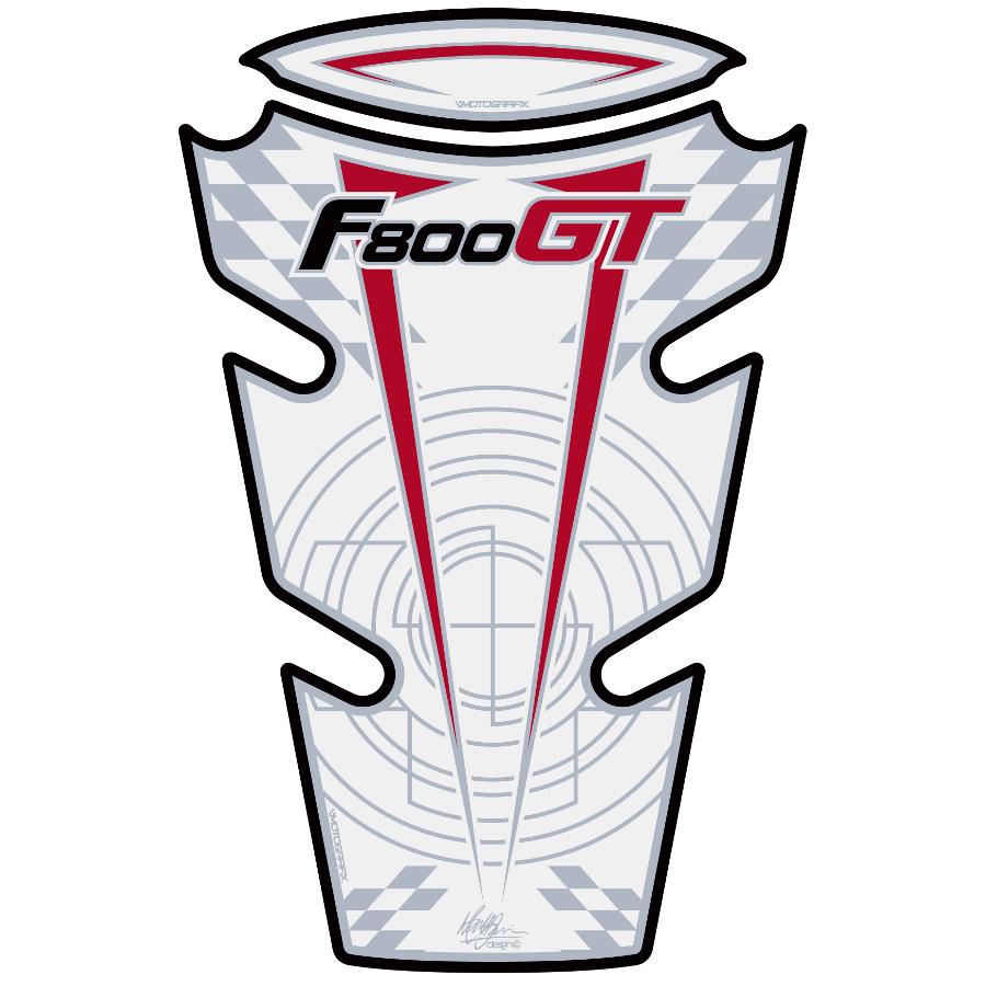 モトグラフィックス タンクパッド ホワイト BMW F800GT MT-TB018W