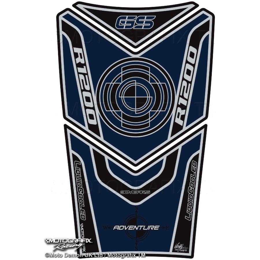 モトグラフィックス タンクパッド ダークブルー R1200GS MT-TB020BD