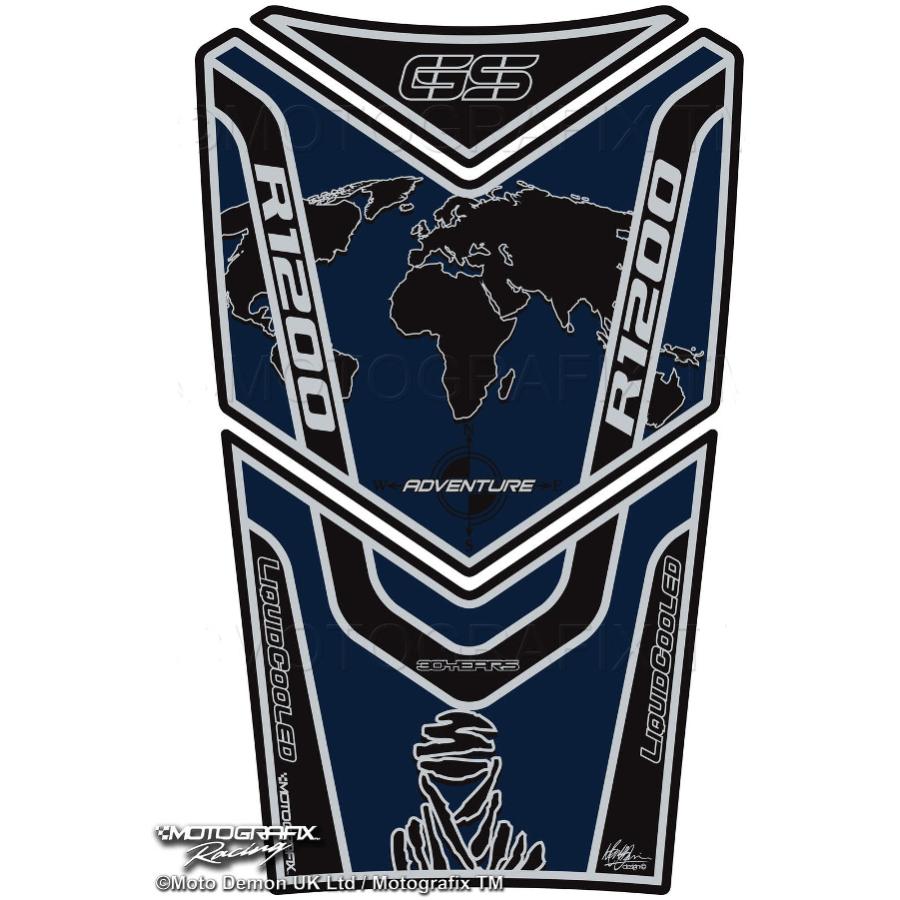 モトグラフィックス タンクパッド ダークブルー R1200GS Adventure MT-TB021BD