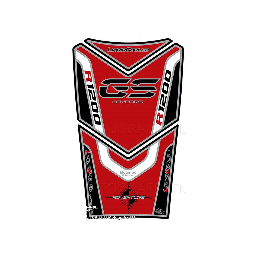モトグラフィックス タンクパッド レッド/ブラック R1200GS Adventure MT-TB021RK