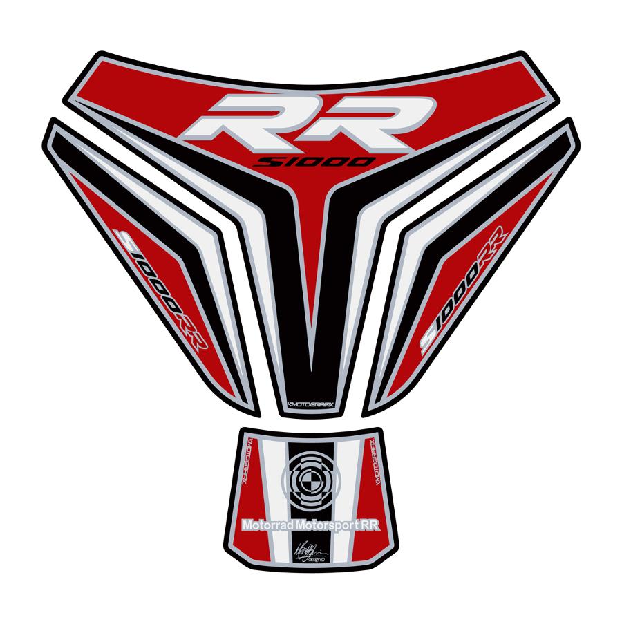 モトグラフィックス タンクパッド レッド/ホワイト/ブラック S1000RR MT-TB023RKW