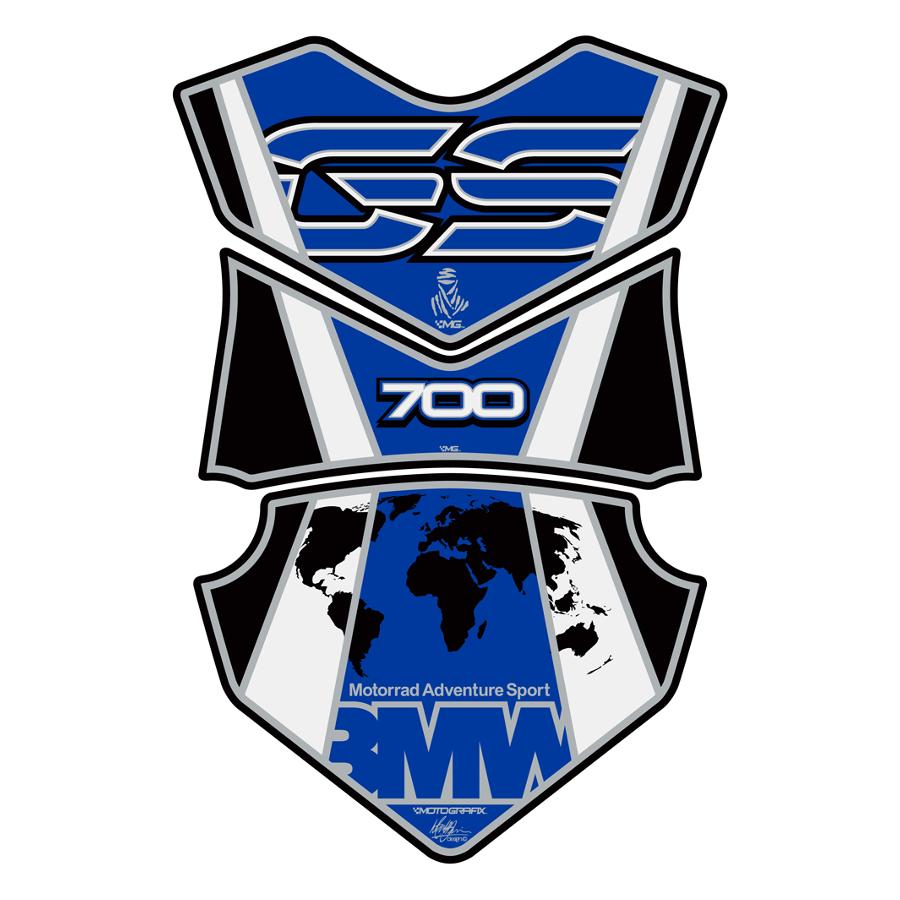 モトグラフィックス タンクパッド ブルー BMW F700GS MT-TB024B