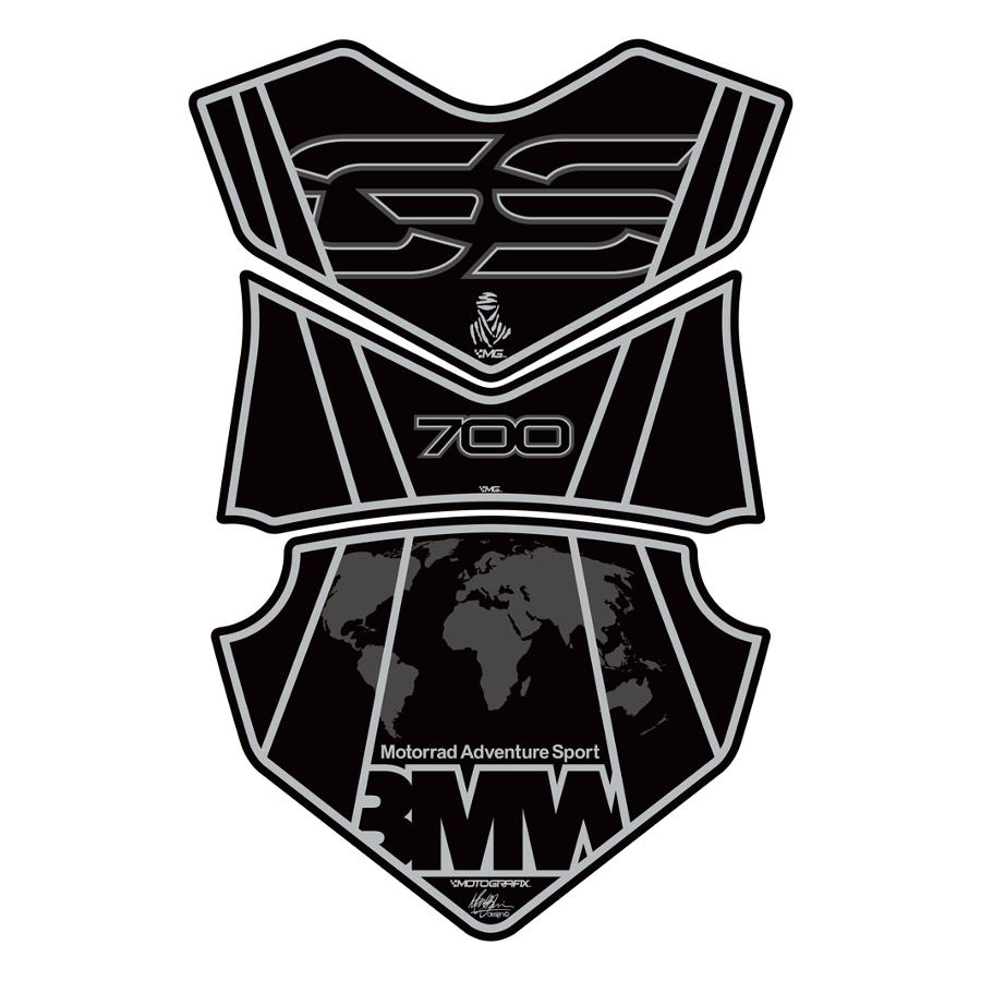 モトグラフィックス タンクパッド ブラック BMW F700GS MT-TB024K