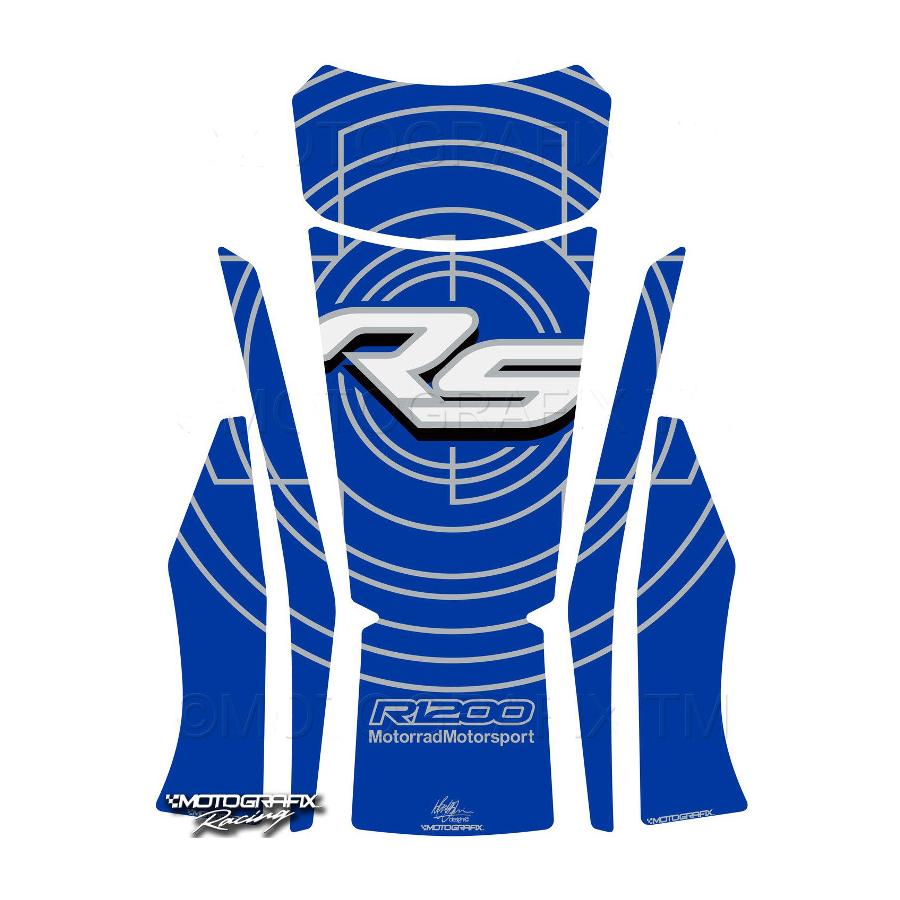 モトグラフィックス タンクパッド ブルー R1200RS MT-TB025B