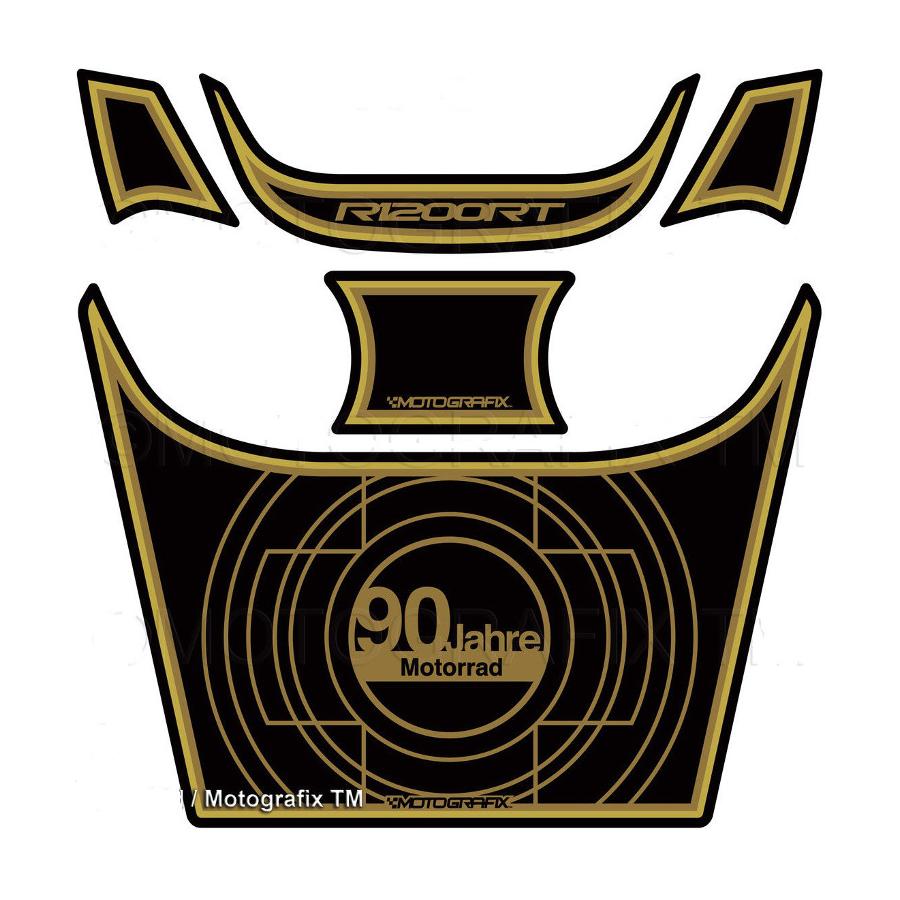 モトグラフィックス タンクパッド ゴールド/ブラック R1200RT MT-TB026ANA