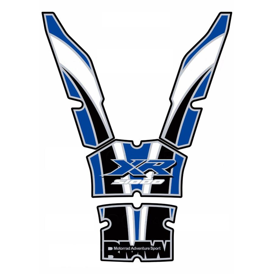 モトグラフィックス タンクパッド ブルー/ブラック/ホワイト S1000XR MT-TB029BKW