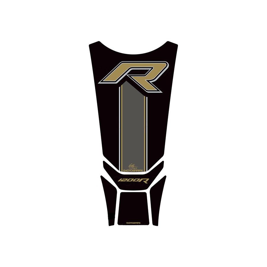 モトグラフィックス タンクパッド ブラック/ゴールド BMW R1200RS MT-TB032KA