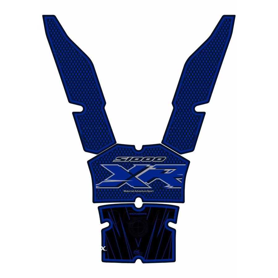 モトグラフィックス タンクパッド ブラック/カーボン BMW S1000XR MT-TB033BC