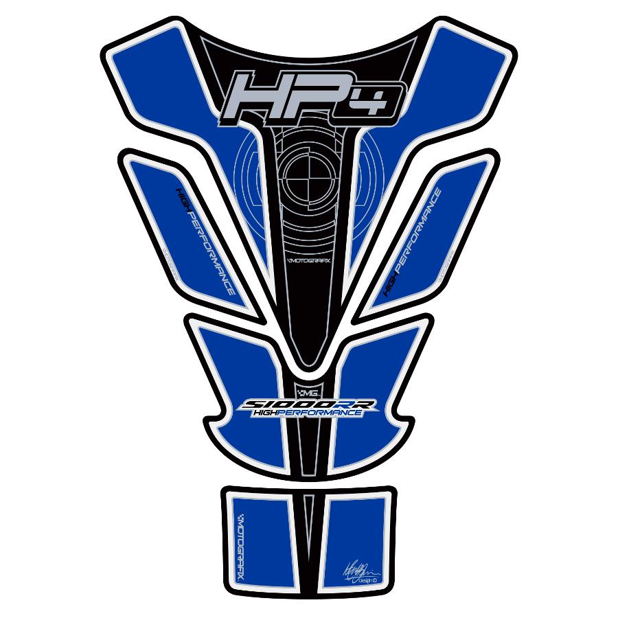 モトグラフィックス タンクパッド ブルー/ブラック S1000RR HP4 MT-TBHP4K